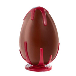 Форма для шоколада 3D Martellato "Яйцо фигурное с подставкой" L 275 мм, B 175 мм, D 100 мм,  H 150 мм