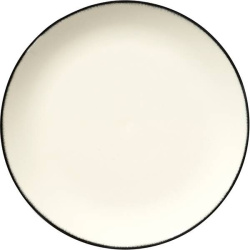 Тарелка Serax De №1 D280 мм фарфор, цвет кремово-черный