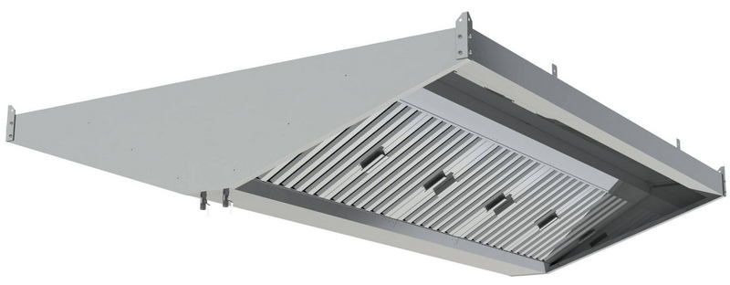 Зонт вытяжной островной RESTOINOX ЗВЦУ-17/10