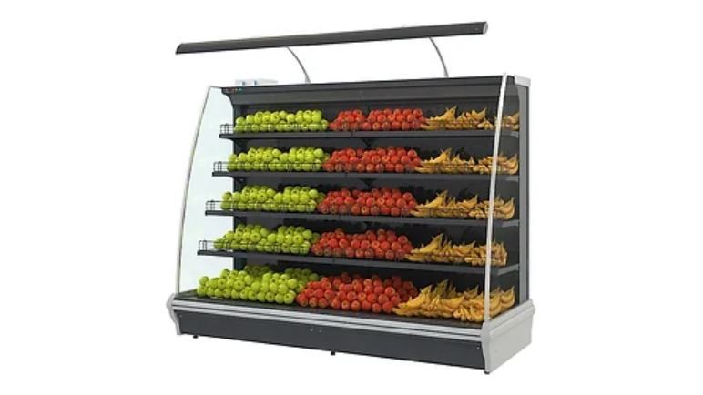 Холодильная горка фруктовая с выносным агрегатом Enteco master Немига EXTRA 2П2 250 ВВ