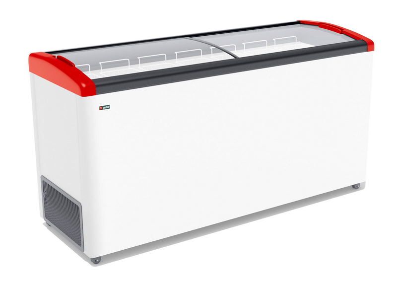 Морозильный ларь Gellar FG 675 E красный