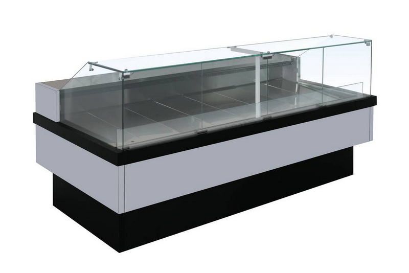 Витрина универсальная с выносным агрегатом Enteco master Немига Cube 360 ВСн