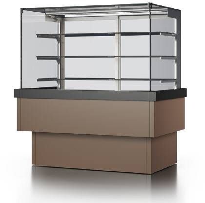 Витрина кондитерская Enteco master НЕМИГА CUBE ПС PREMIUM 125 ВВ-0, 4-2, 4-1-5В