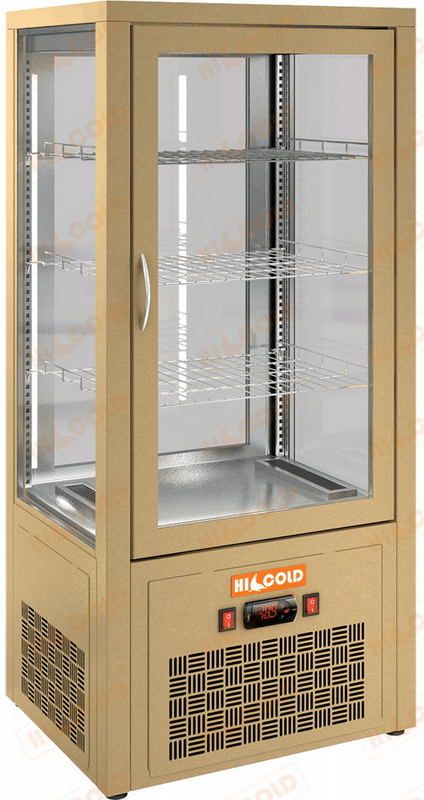 Витрина холодильная настольная HICOLD VRC T 100 BEIGE