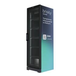 Шкаф холодильный Briskly Smart 5 Premium c безрамочной дверью (RAL 7024)