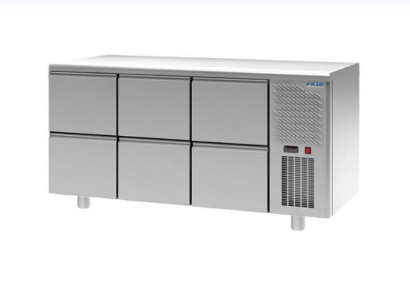 Стол холодильный POLAIR TM 3-222-G (без борта) (R290)