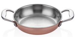 Сковорода для подачи Altin Basak Multi-Metal Copper Elite 0.54 л, H 35 мм, D 160 мм