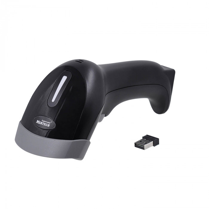 Ручной сканер штрих-кодов MERTECH CL-1300 GS BLE Dongle P2D USB black