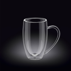 Кружка Wilmax Thermo Glass 300 мл, D 75 мм, H 120 мм