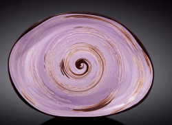 Блюдо Wilmax Spiral фиолетовое L 330 мм, B 245 мм