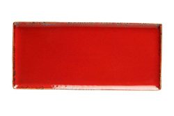 Блюдо прямоугольное 35*16 см красный Porland