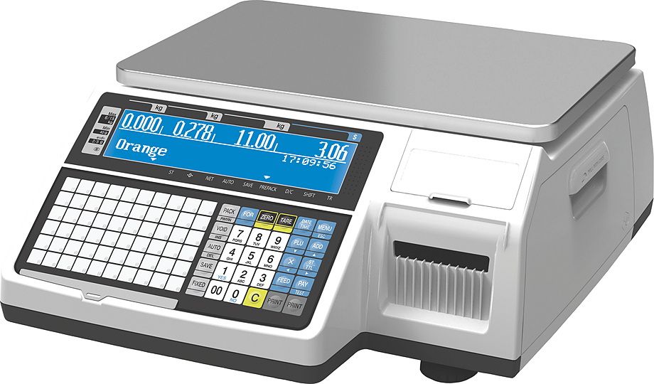 Весы торговые с печатью этикеток CAS CL3000-15B