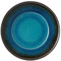 Тарелка Vista Alegre D 23см, керамика; коричневый, голубой