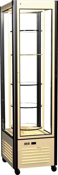 Шкаф кондитерский Carboma D4 VM 400-2 (R400Свр) (1015-0102 (бежево-корич))