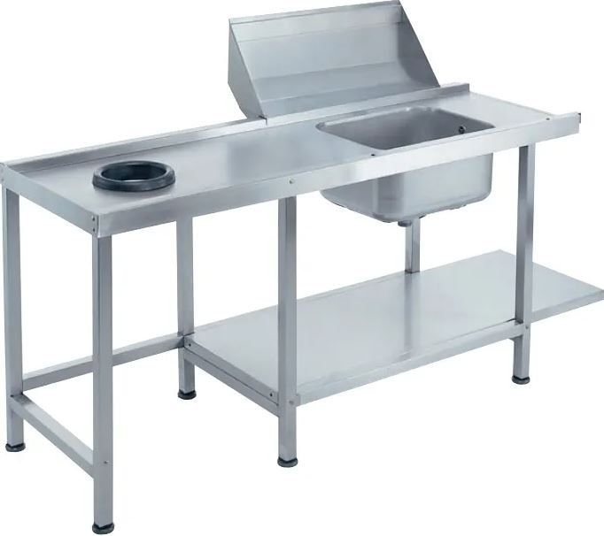Предмоечный стол COMENDA LC/PC/HC/AC2 770107 1800L с отверстием для отходов