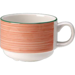 Чашка Steelite Rio Pink бело-розовый 200 мл. D 80 мм. H 60 мм.