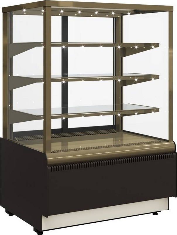 Витрина кондитерская Carboma KC70 VV 1, 3-1 STANDARD 0102-0109 (ВХСв-1, 3д Carboma Cube Люкс)