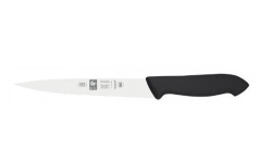 Нож рыбный филейный Icel HoReCa черный 180/300 мм.