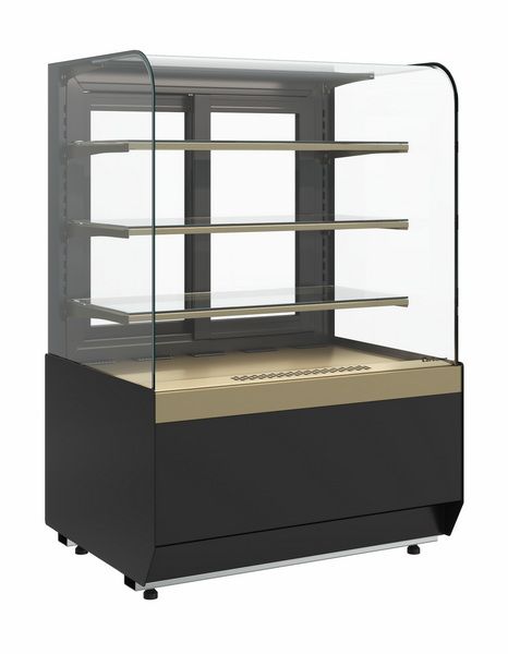 Витрина нейтральная напольная Carboma KR70 N 0, 9-1 LIGHT (9005-0109)