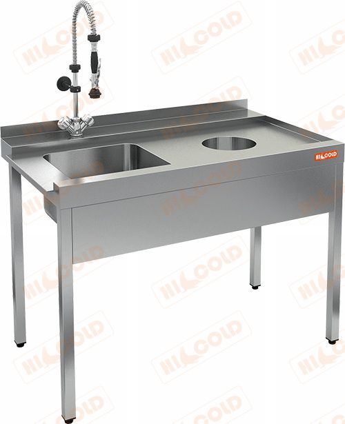 Стол предмоечный HICOLD НСДПМ-12/7, 4БП