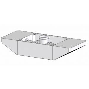 Зонт вытяжной островной ROBOLABS RL010131 для печи ROBOCHEF 460 ТТМ