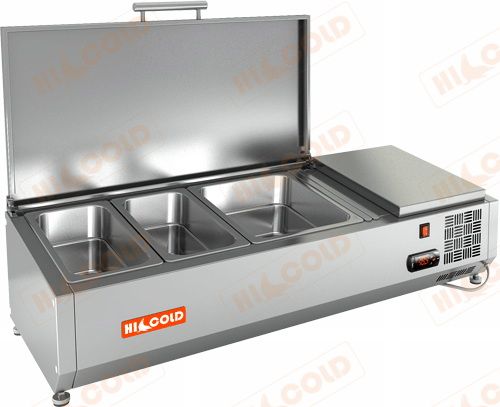 Холодильная витрина для ингредиентов HICOLD VRTU 1000 1/3