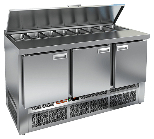Стол для салатов HICOLD SLE1-111GN (1/3) без крышки (R290)