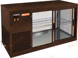 Витрина холодильная настольная HICOLD VRL 900 L BROWN