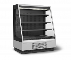 Холодильная горка гастрономическая Carboma F16-08 VM 1,0-2 (Версия 2.0) (9006-9005)