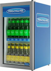 Шкаф барный холодильный Frigoglass Super 5 (R600а) (бел.корпус,бел.кабинет,черн.рамка дв.,1Led,3полки,2ЦД)