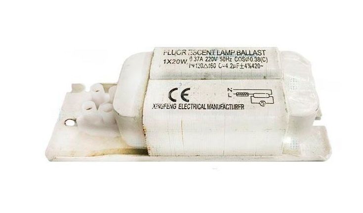 Дроссель 1x20W для лампы инсектицидной HURAKAN HKN-MID