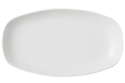Тарелка овальная Porland Lebon 33х18 см, цвет белый