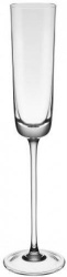Бокал-флюте для шампанского OXFORD CRYSTAL "Linea" 120мл h251мм, хрусталь, ручная работа Y07W-9000