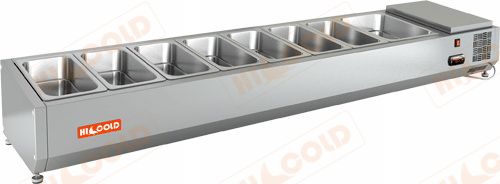 Холодильная витрина для ингредиентов HICOLD VRTO 1835 1/3