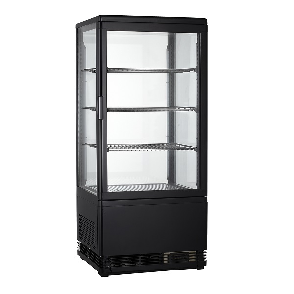 Витрина холодильная настольная COOLEQ CW-70 Black