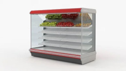 Холодильная горка фруктовая с выносным агрегатом Enteco master Немига П1 125 ВВ