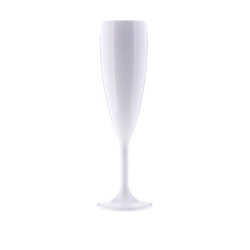 Бокал для шампанского Rubikap Premium 180 мл из поликарбоната белый