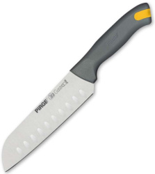 Нож-сантоку Pirge Gastro L 170 мм, B 45 мм серый, желтый