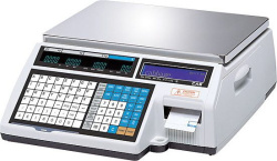 Весы торговые с печатью этикеток CAS CL5000J-15IB TCP-IP