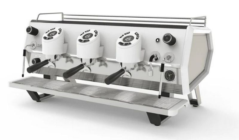 Кофемашина рожковая автоматическая Sanremo D8 PRO 3 высокие гр, Total White, белая