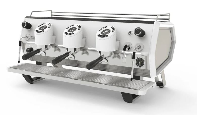 Кофемашина рожковая автоматическая Sanremo D8 PRO 3 высокие гр, Total White, белая