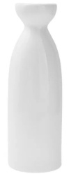 Бутылка для саке KunstWerk Paula белая 220 мл, H 170 мм, D 60 мм