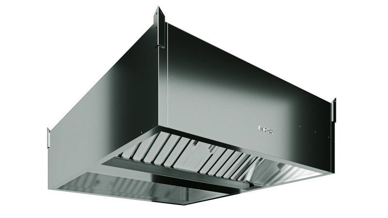 Зонт вытяжной островной RESTOINOX ЗВЦКП-25/20 с подсветкой