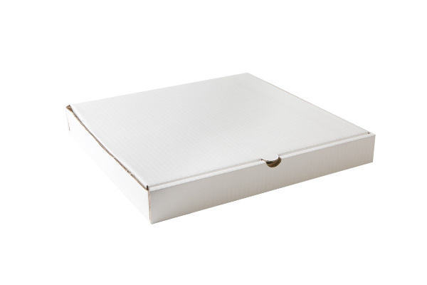 Коробка для пиццы Диапазон 400х400х40 мм картон белый (в упаковке 50 шт.) [128970]