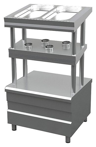 Диспенсер для столовых приборов, хлеба и подносов Gastrolux Light ДП-076/L