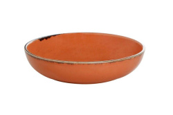 Салатник полуглубокий 17 см цвет оранжевый Porland