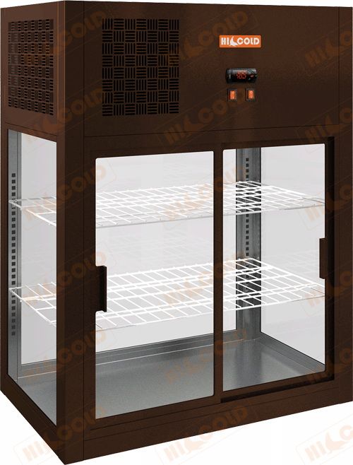 Витрина холодильная настольная HICOLD VRH O 790 Brown