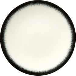 Тарелка Serax De №3 D140 мм фарфор, цвет кремово-черный