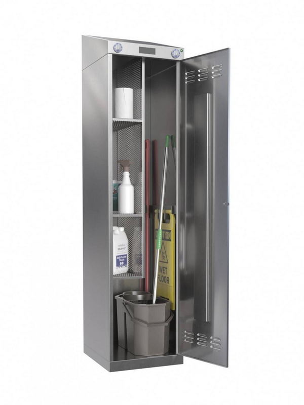 Шкаф для хранения и дезинфекции уборочного инвентаря Атеси ШХСИ-1-02-1