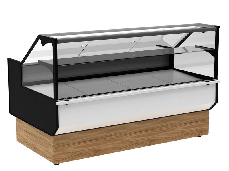 Витрина холодильная Carboma GC95 SM 1, 5-1 0013-0430 (ВХС-1, 5 Carboma GC95 KombiLux) (0107 Ольха)